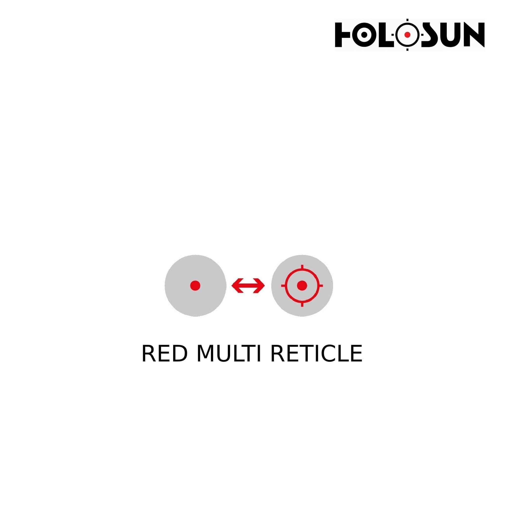 Holosun HE515GT-RD Micro Red Dot Sight – MRS Reticle Red Dot Sight Holosun 