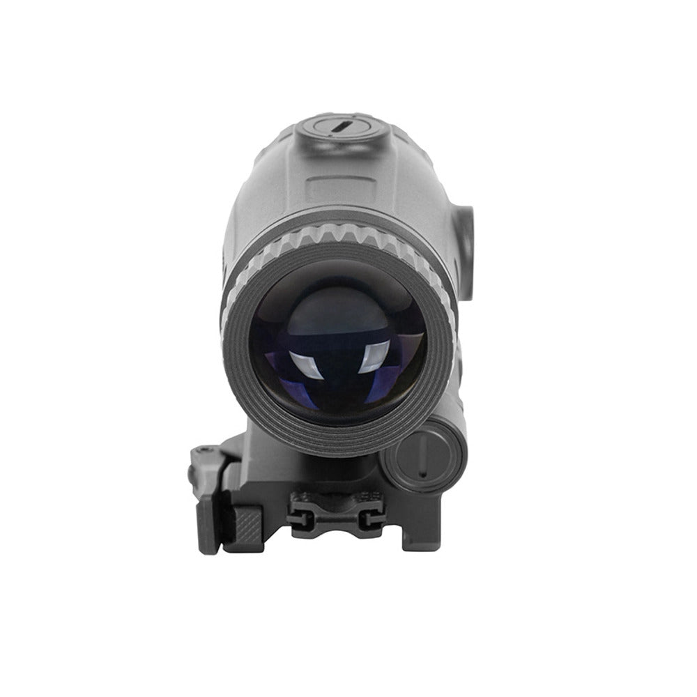 Holosun HM3X-MICRO magnifier upright, a 240 g 3x unit for red dot and holographic sights