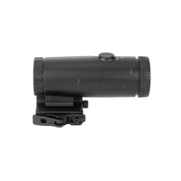 Holosun HM6X 6x magnifier on a flip-to-side QD mount for use behind a red dot sight