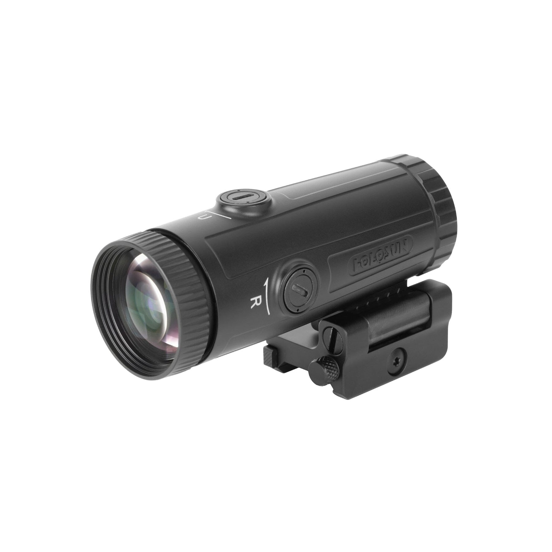 Holosun HM6X 6x magnifier swung clear of the optic to return the sight to 1x