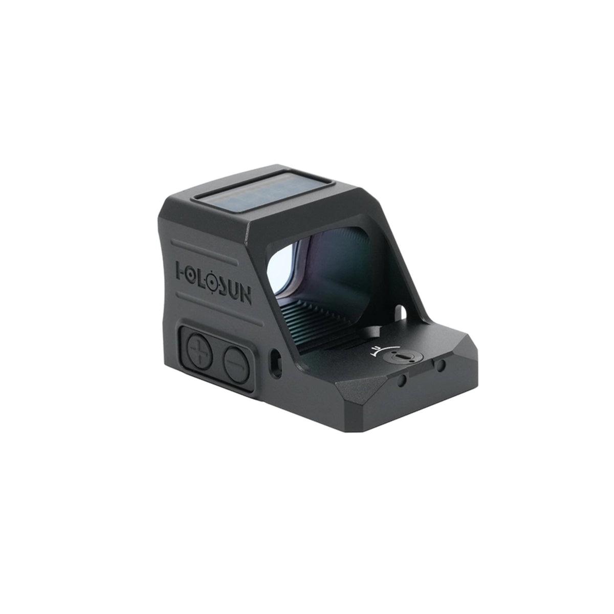 Holosun HS407C X3 red dot sight in a matte black 7075-T6 aluminium housing weighing 1.55 oz