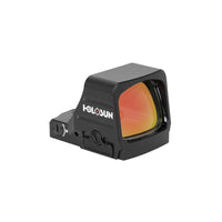 Holosun HS407COMP-RD-6 competition sight showing the fixed 6 MOA red aiming dot