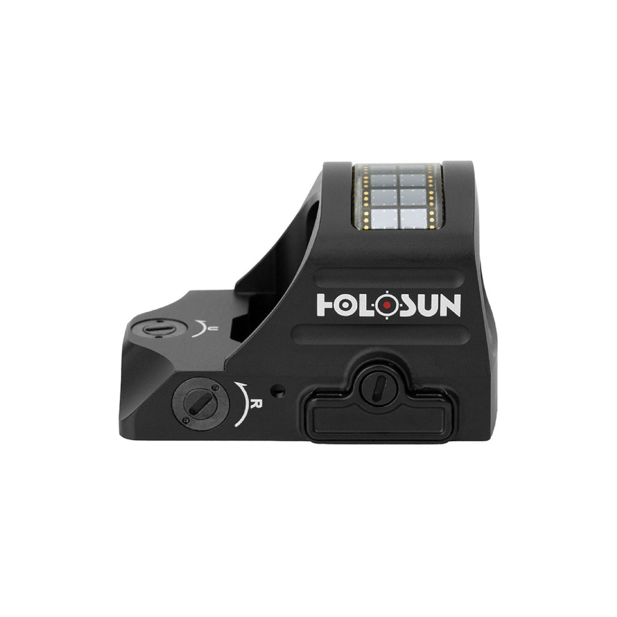 HS507C X2 red dot sight in a 7075-T6 aluminium housing rated IP67, weighing 1.5 oz