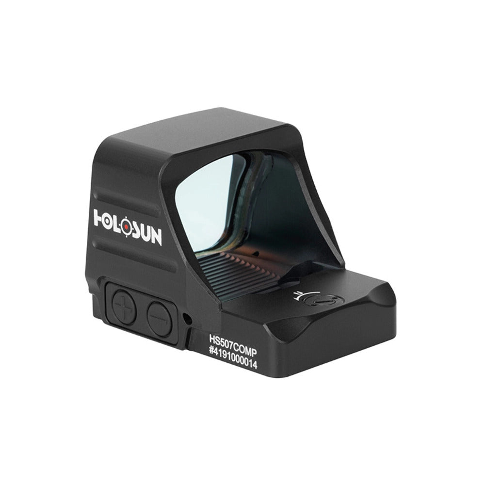 HS507COMP-GD open reflex competition sight body in black anodised 7075-T6 aluminium at 1.7 oz