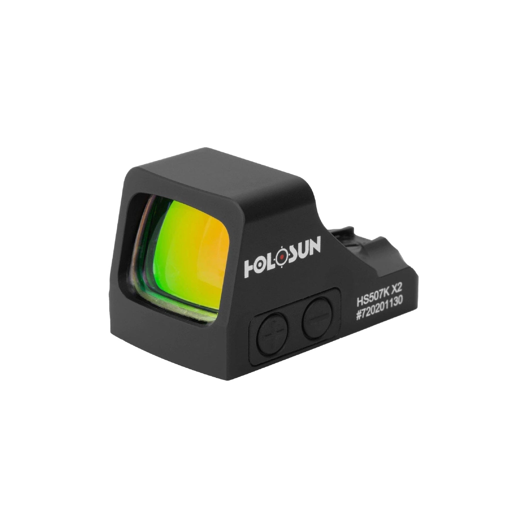 Holosun HS507K X2 red dot sight with the switchable dot, circle or circle-dot reticle set