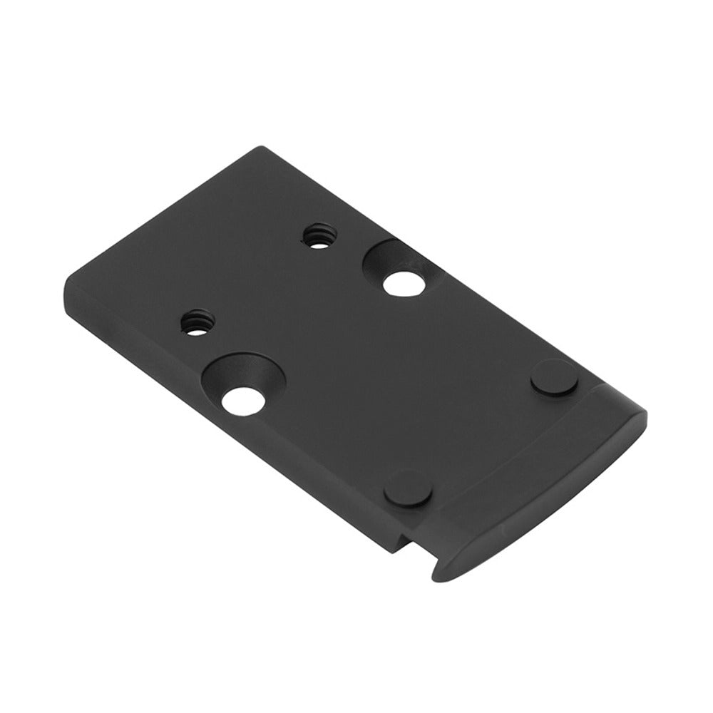 KPLT-507C mounting plate carrying the K footprint pattern above an RMR-pattern slide cut