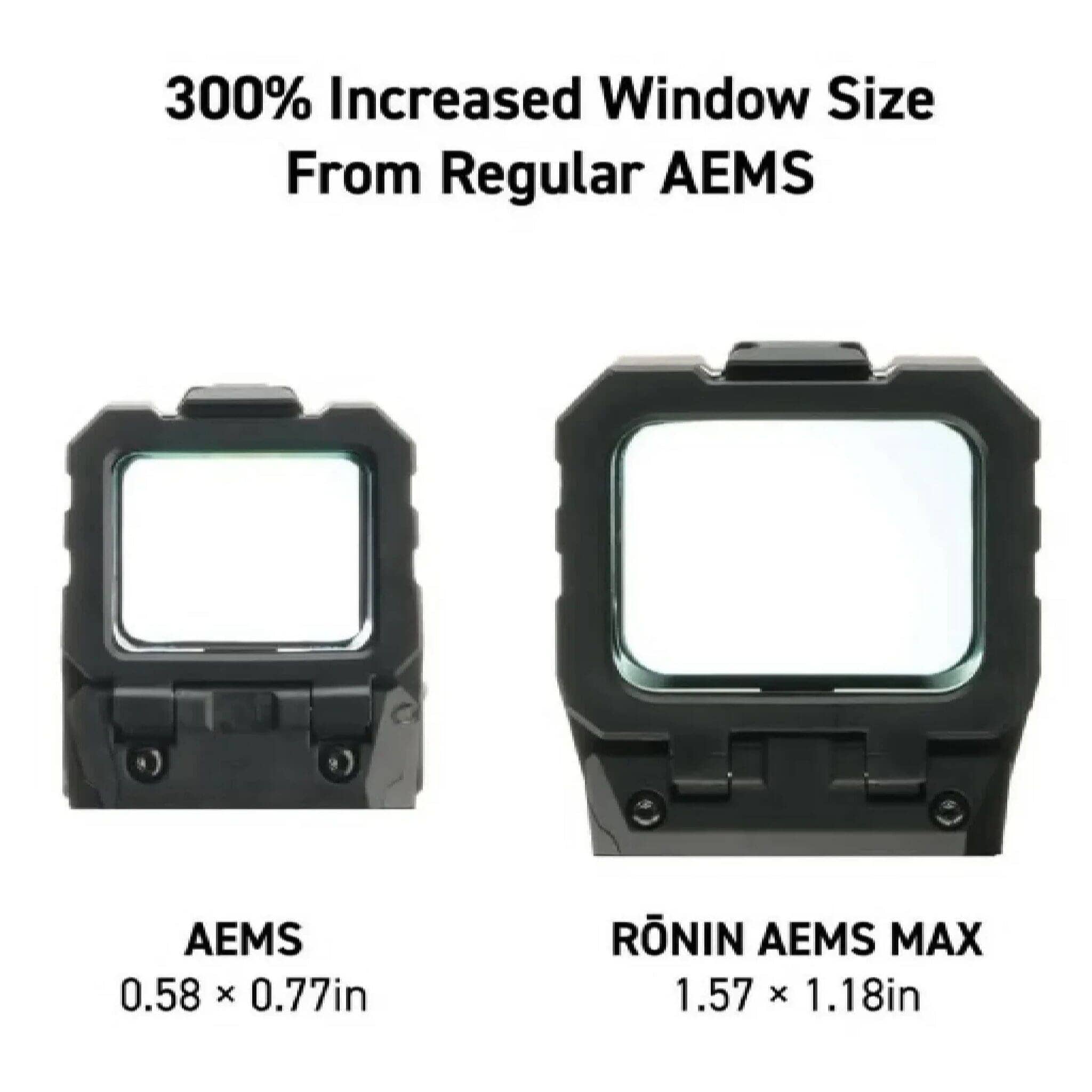 Holosun RONIN AEMS MAX Red Dot Sight - MRS Reticle Red Dot Sight Holosun 