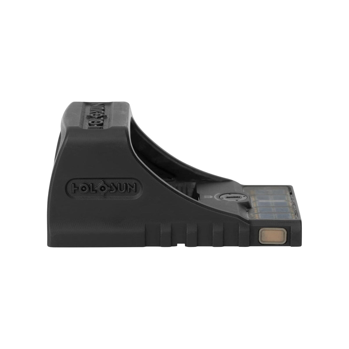 SCS MOS green dot sight with a fully enclosed, IP67-rated window in a titanium housing