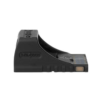 SCS MOS green dot sight with a fully enclosed, IP67-rated window in a titanium housing