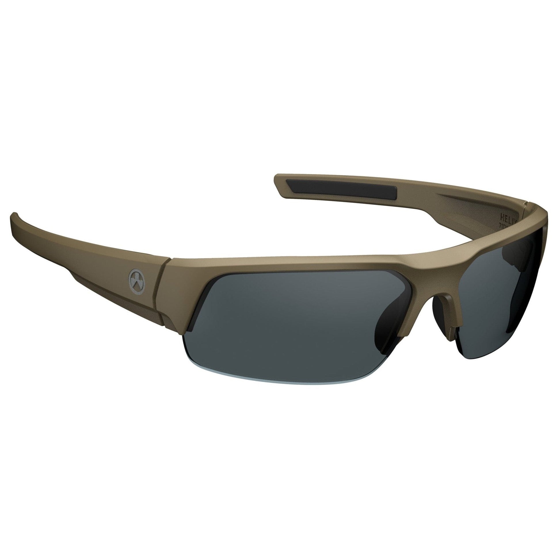 MagPul Helix Polarized Eyewear Flat Dark Earth Frame with Gray Polarized Lens Eyewear & Sunglasses MagPul Industries 