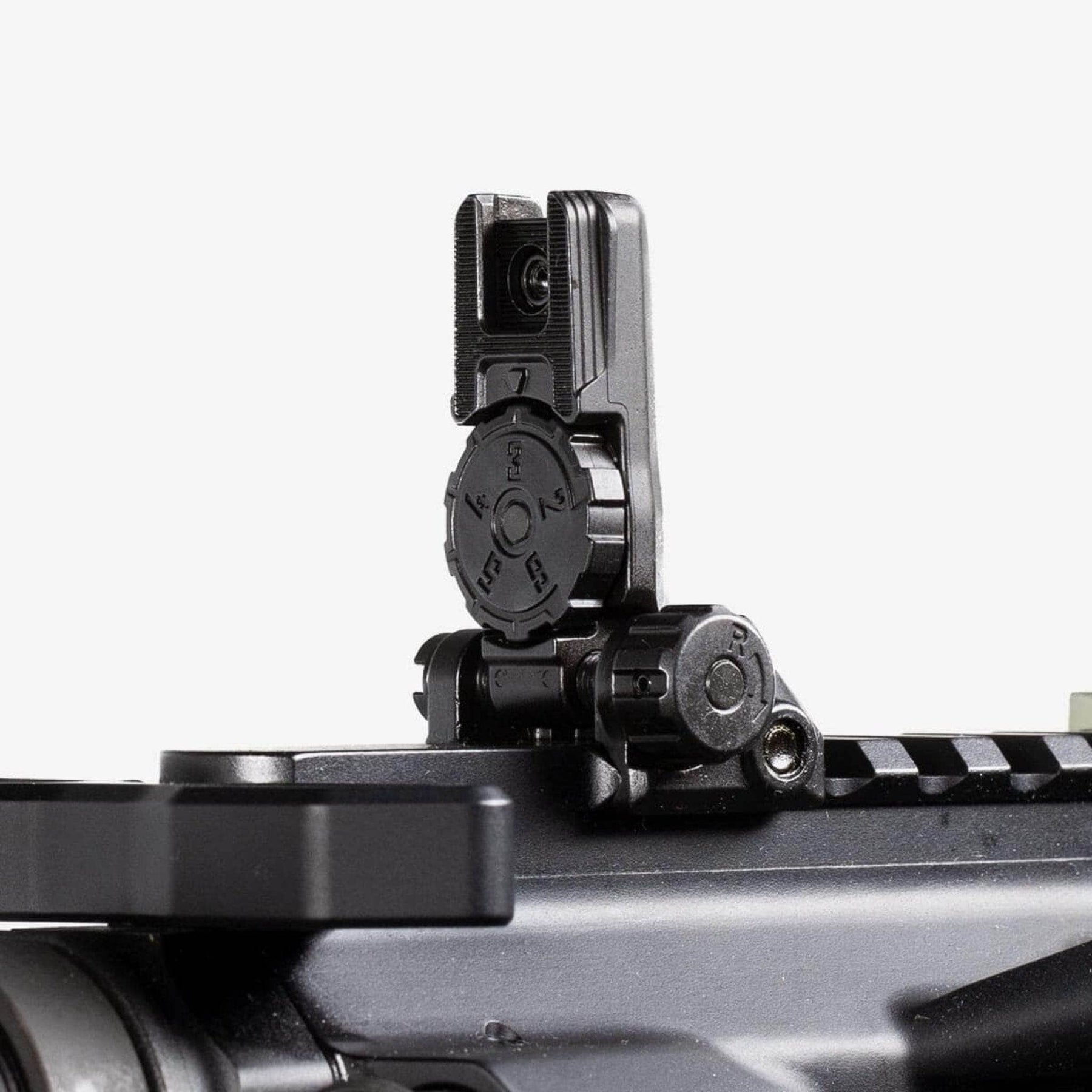 Magpul MBUS Pro LR Adjustable Rear Sight MAG527, steel backup sight (view 3)