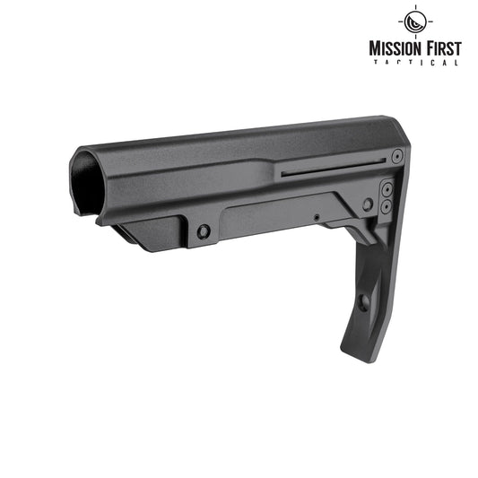 Mission First Tactical Battlelink Stock Black Aluminium - BMSMIL-MTL-BL AR15 Rifle Stock Mission First Tactical 