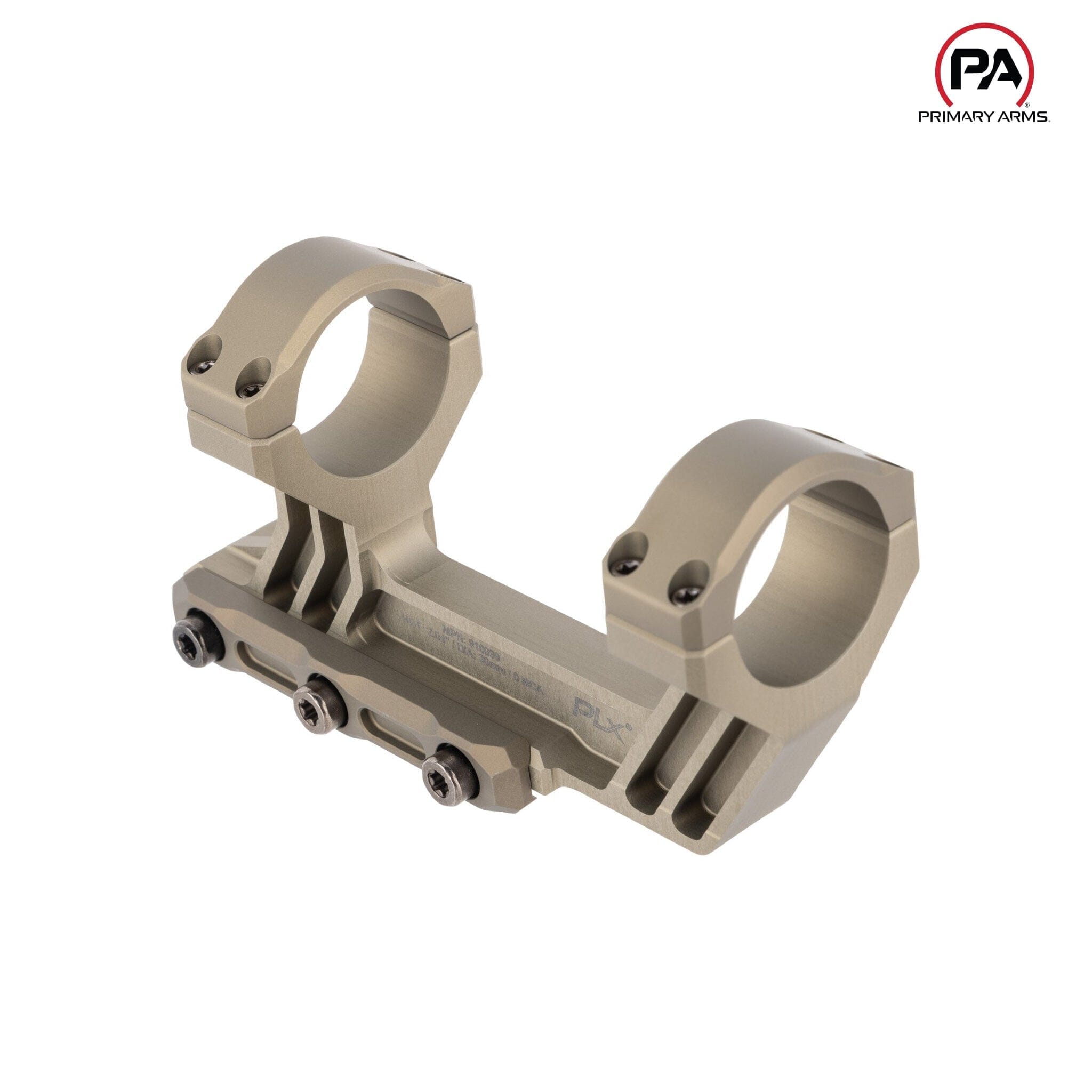 Primary Arms PLx 30mm Cantilever Mount - 2.04″ Offset - Clear Anodised Rifle Scope Mount Primary Arms 