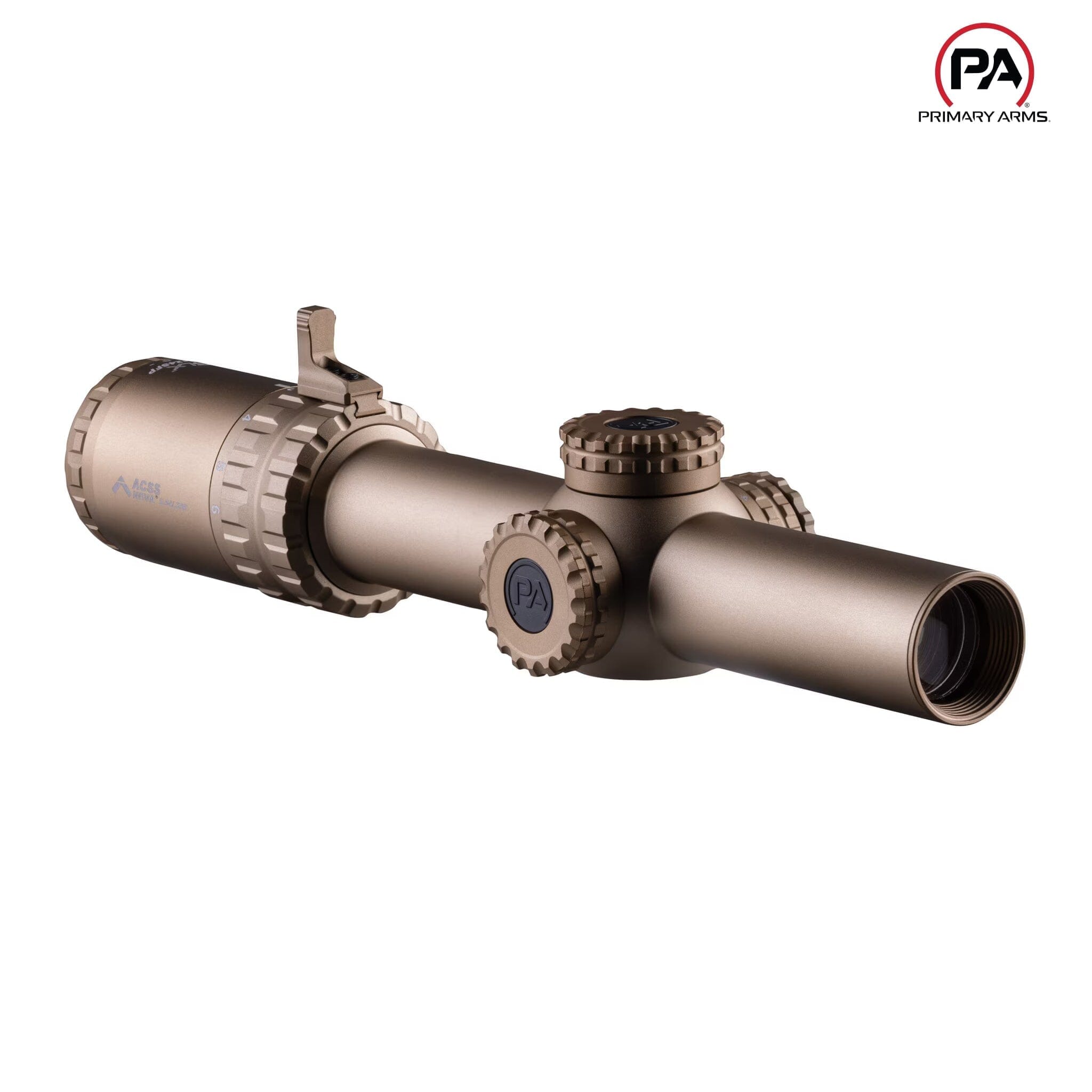 Primary Arms SLx 1-6x24 SFP Riflescope Gen IV - ACSS Nova 5.56/.308 Fiber Wire Reticle - FDE Rifle Scope Primary Arms 