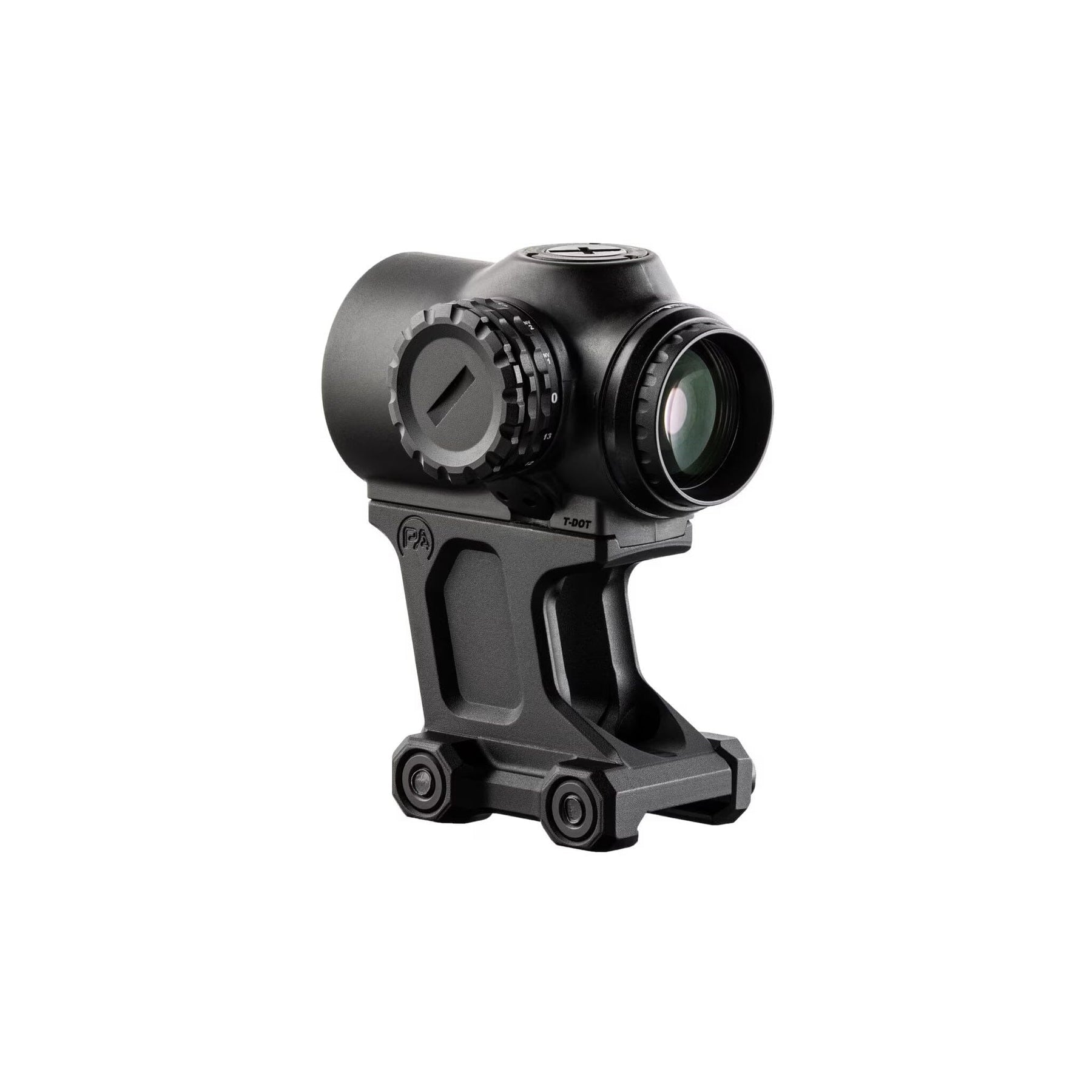 Primary Arms SLx 1X MicroPrism body showing the fixed 1X prism optical system