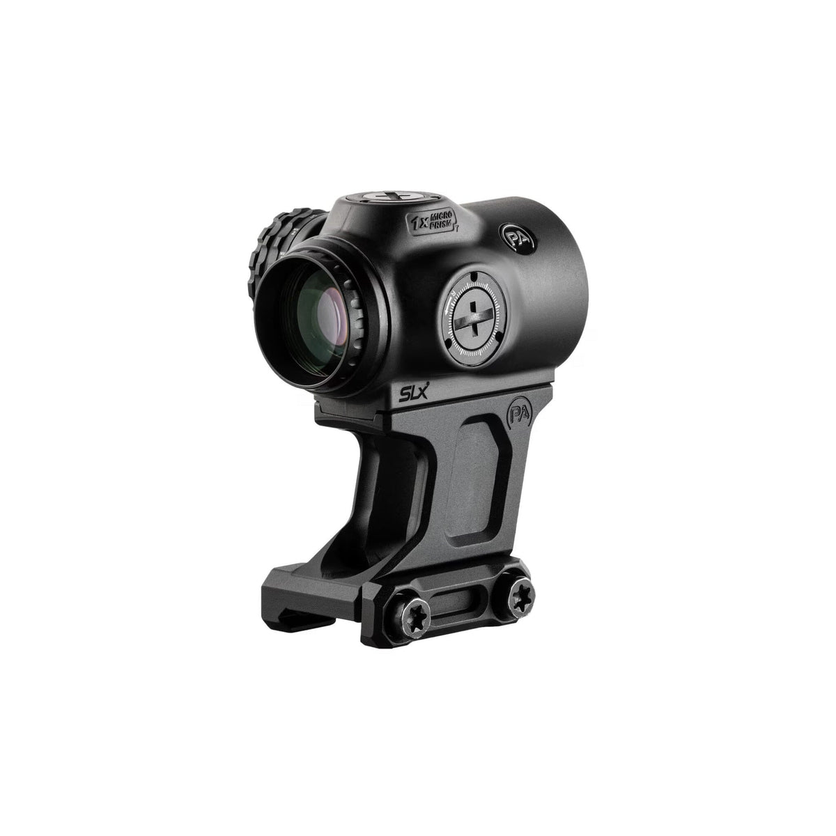 SLx 1X MicroPrism with the ACSS Gemini 9mm reticle etched into the prism glass