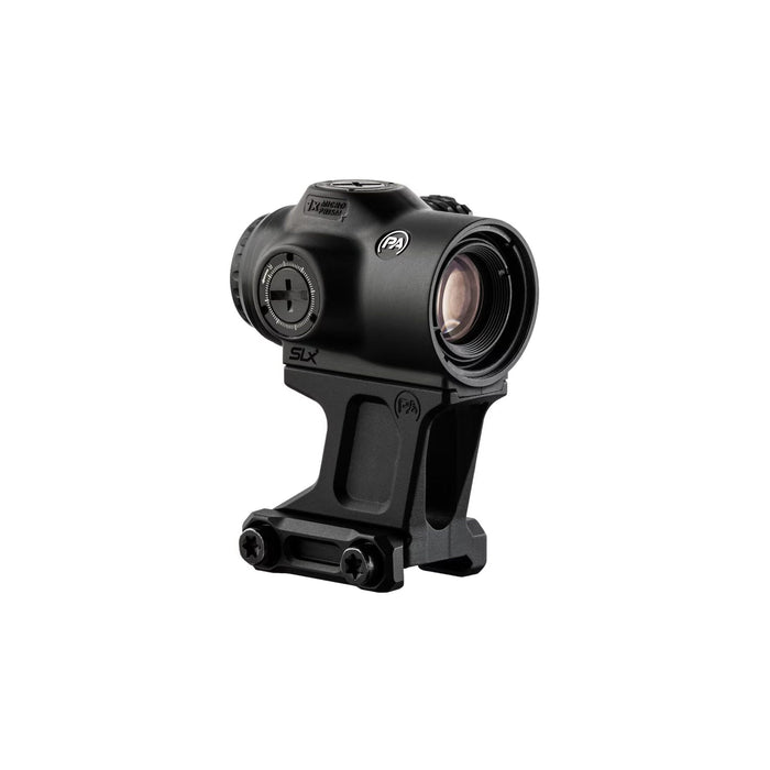 Primary Arms SLx 1X MicroPrismT with the RDB illuminated T-Dot reticle on the H1/T1 footprint