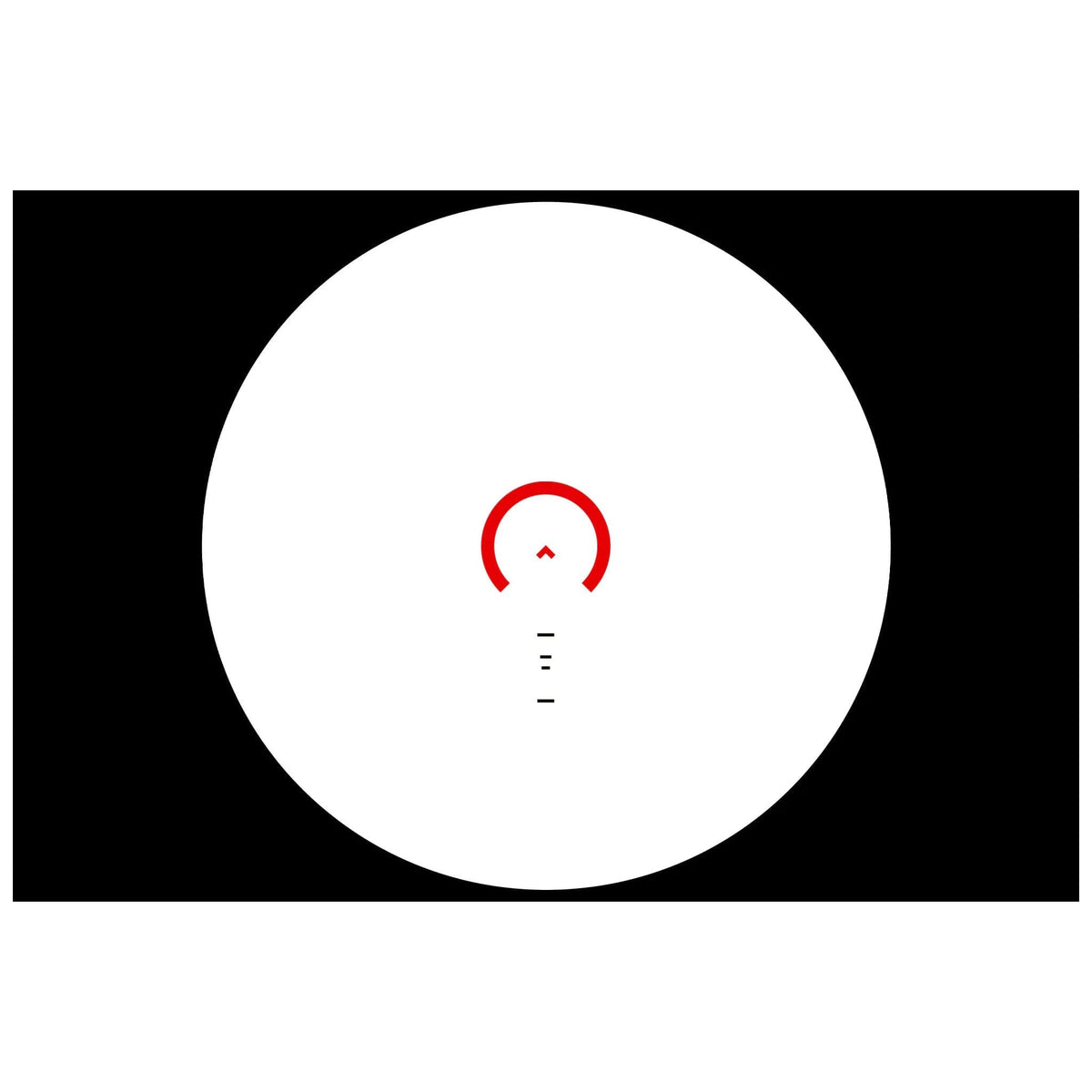 Primary Arms SLx 1X MicroPrismT shown with its red reticle illumination switched on
