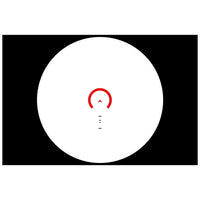 Primary Arms SLx 1X MicroPrismT shown with its red reticle illumination switched on