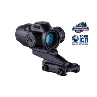 Primary Arms SLx 3X MicroPrism with the green illuminated ACSS Raptor 5.56/.308 Yard reticle