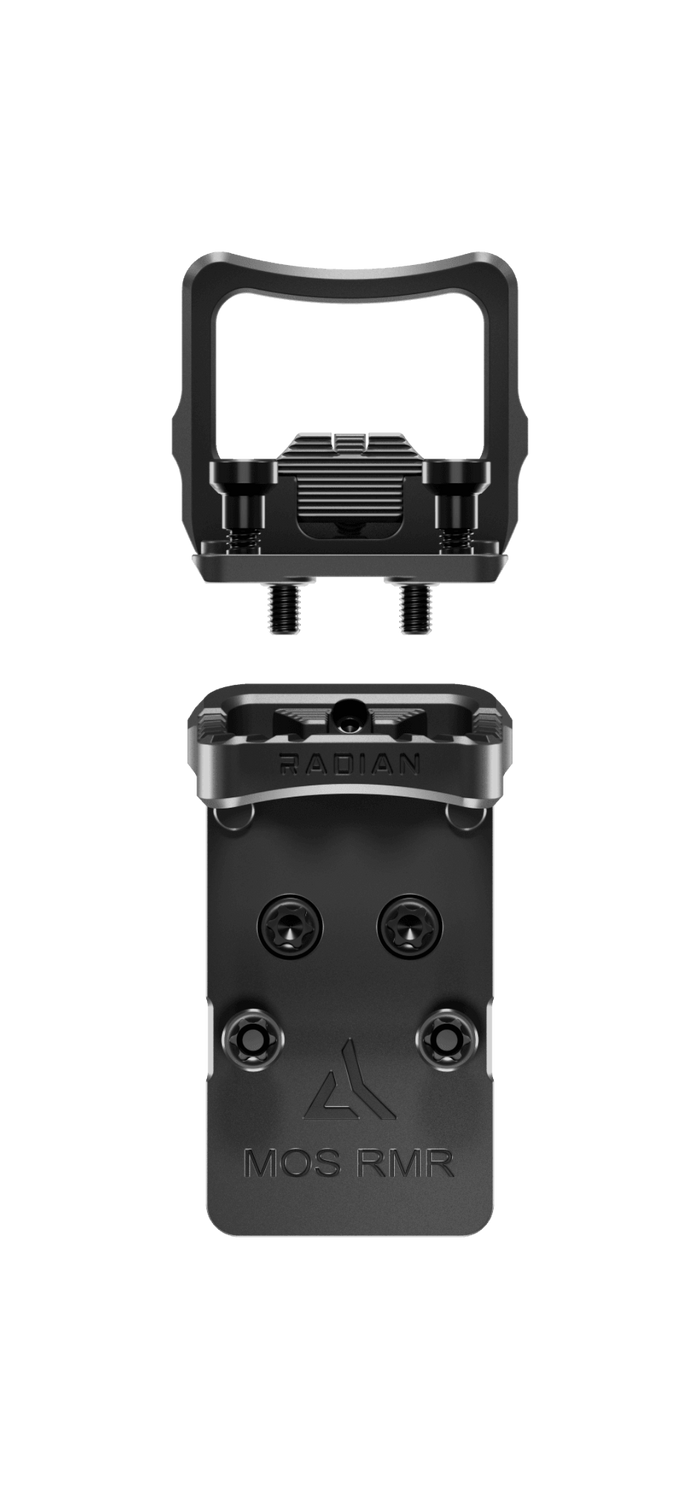 Radian Guardian+Six Optic Guard with Backup Sights for Glock MOS, Trijicon RMR footprint