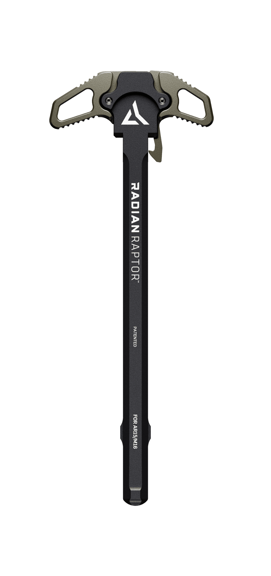 Radian Raptor Ambidextrous Charging Handle for AR-15 in OD Green