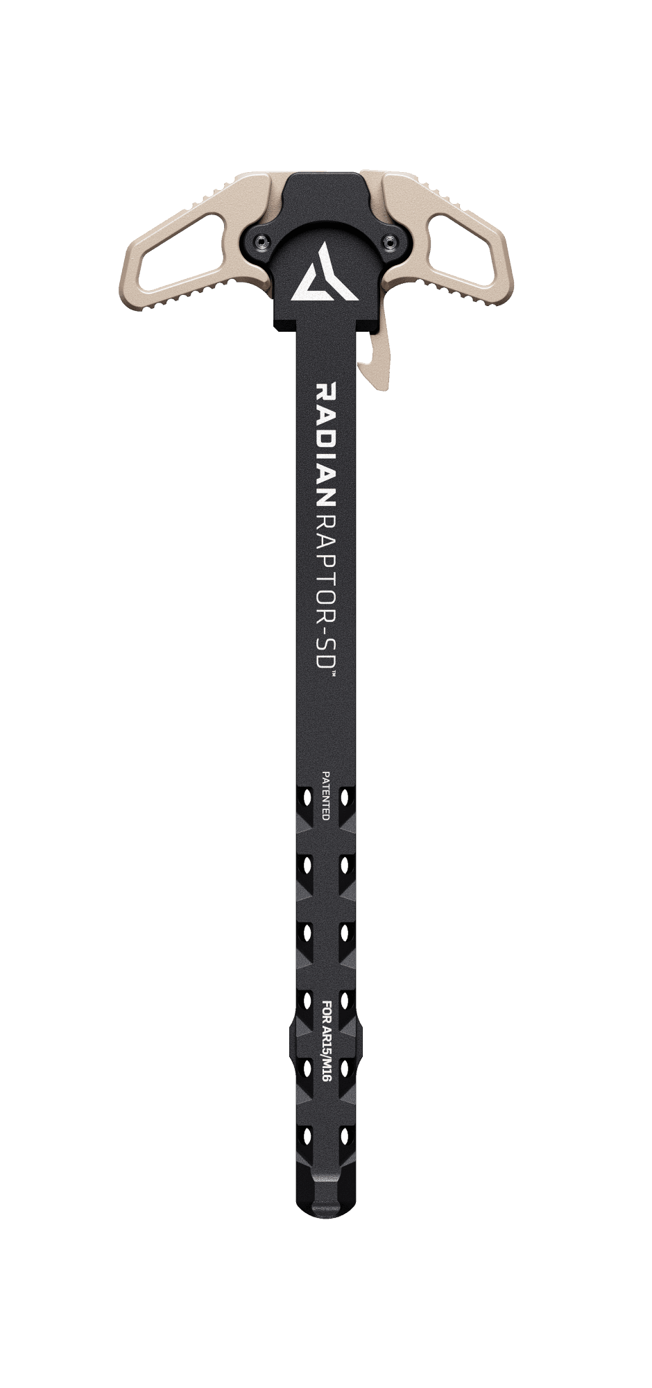 Radian Raptor-SD Ambidextrous Charging Handle for AR-15 in Flat Dark Earth