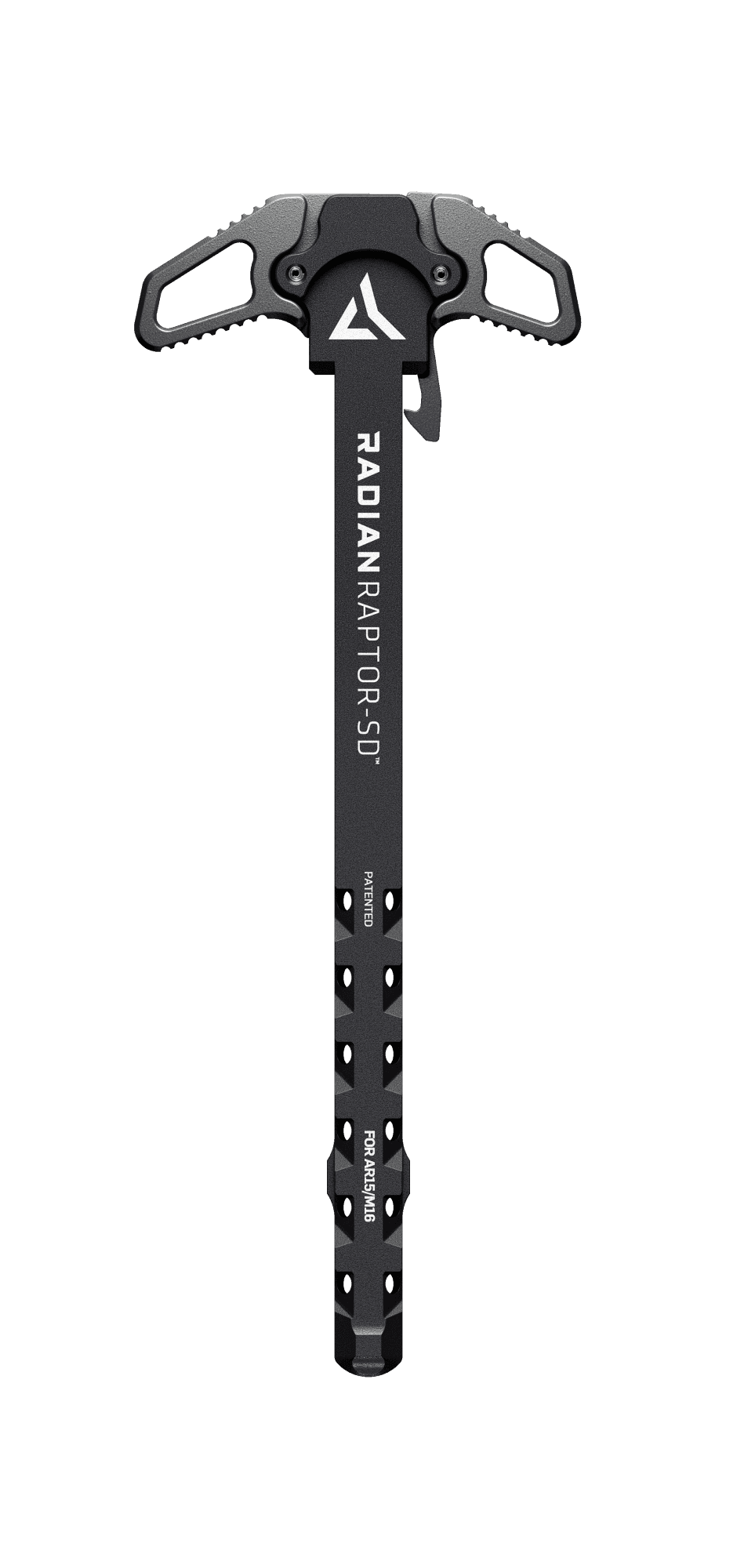 Radian Raptor-SD Ambidextrous Charging Handle for AR-15 in Radian Grey