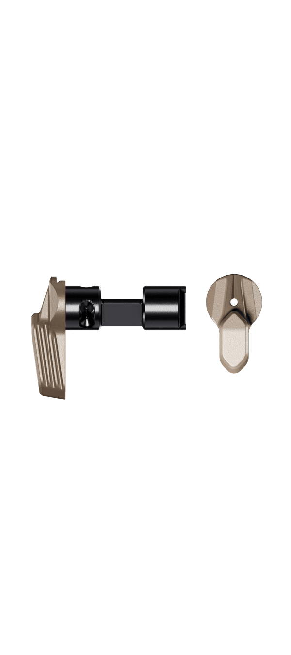 Radian Talon 45/90 Ambidextrous Safety Selector for AR-15 in Flat Dark Earth (2-Lever)