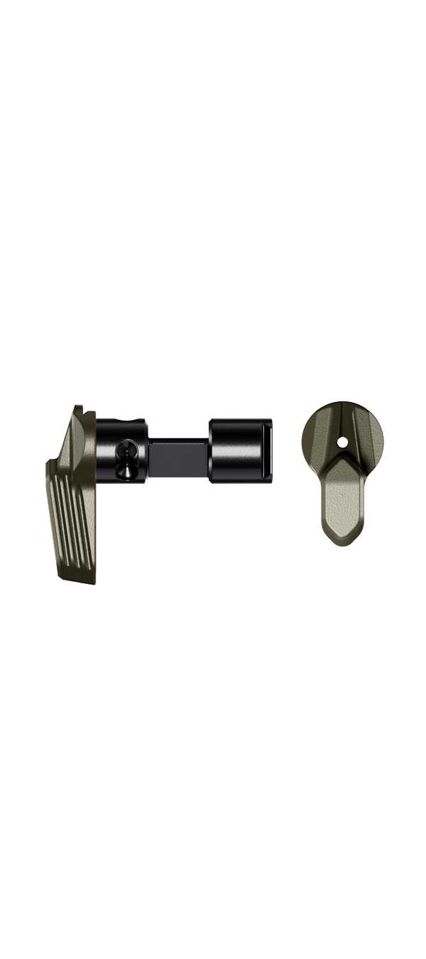 Radian Talon 45/90 Ambidextrous Safety Selector for AR-15 in OD Green