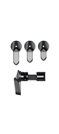 Radian Talon 45/90 Ambidextrous Safety Selector for AR-15 in Radian Grey (4-Lever)