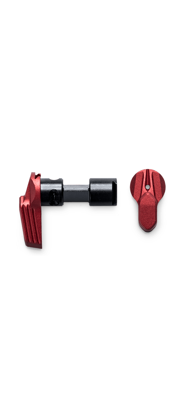 Radian Talon 45/90 Ambidextrous Safety Selector for AR-15 in Red