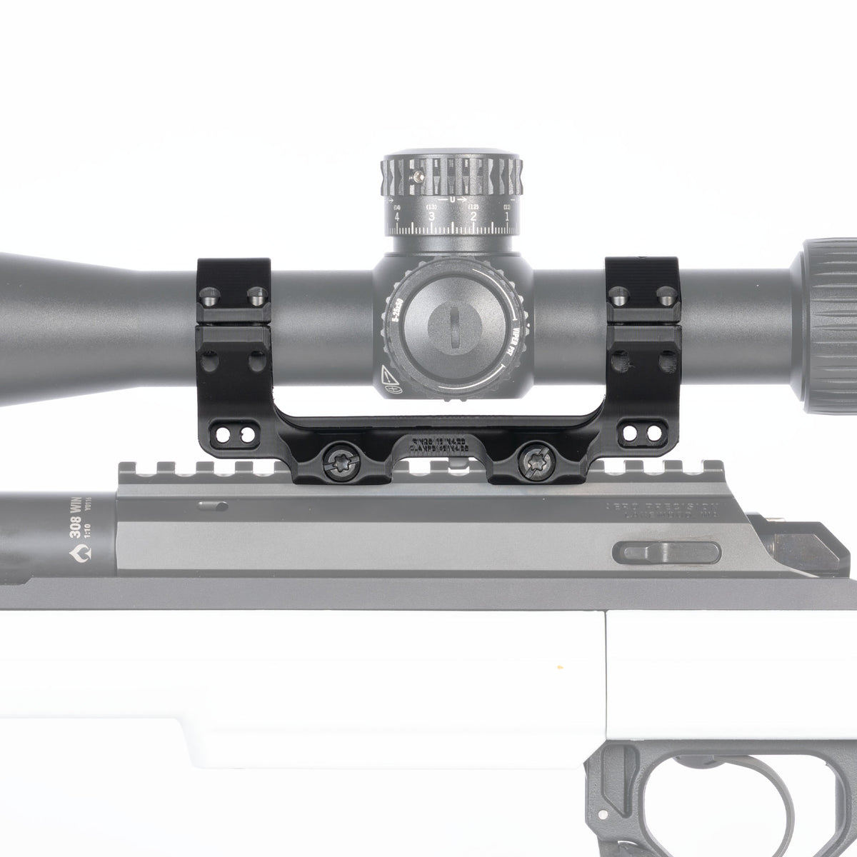 Reptilia AGS one-piece bolt-action scope mount in Black Anodize