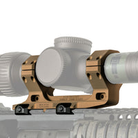 Reptilia AUS one-piece 30mm scope mount, 1.54 in. bore height, in Flat Dark Earth Anodize