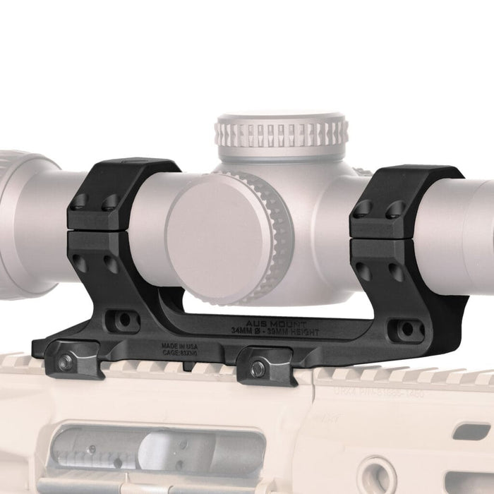 Reptilia AUS one-piece 34mm scope mount, 1.54 in. bore height, in Black