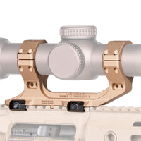 Reptilia AUS one-piece 34mm scope mount, 1.93 in. bore height, in Flat Dark Earth Anodized