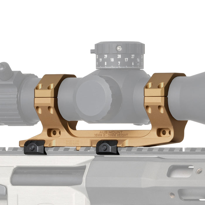 Reptilia AUS one-piece 35mm scope mount, 1.54 in. bore height, in FDE Anodized