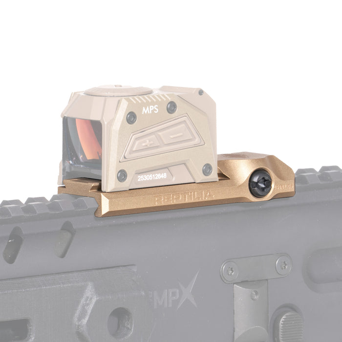 Reptilia low height DOT optic mount for Aimpoint ACRO and Steiner MPS in Flat Dark Earth Anodized