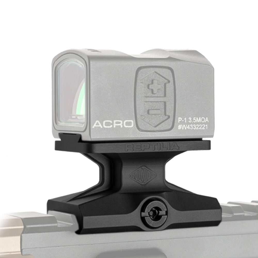 Reptilia DOT optic mount for Aimpoint ACRO and Steiner MPS, lower 1/3 height, in Black
