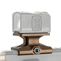 Reptilia DOT optic mount for Aimpoint ACRO and Steiner MPS, lower 1/3 height, in Flat Dark Earth Anodized