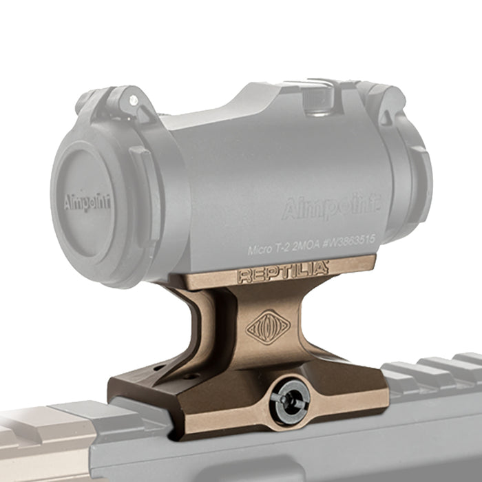 Reptilia DOT optic mount for Aimpoint Micro, lower 1/3 height, in Black