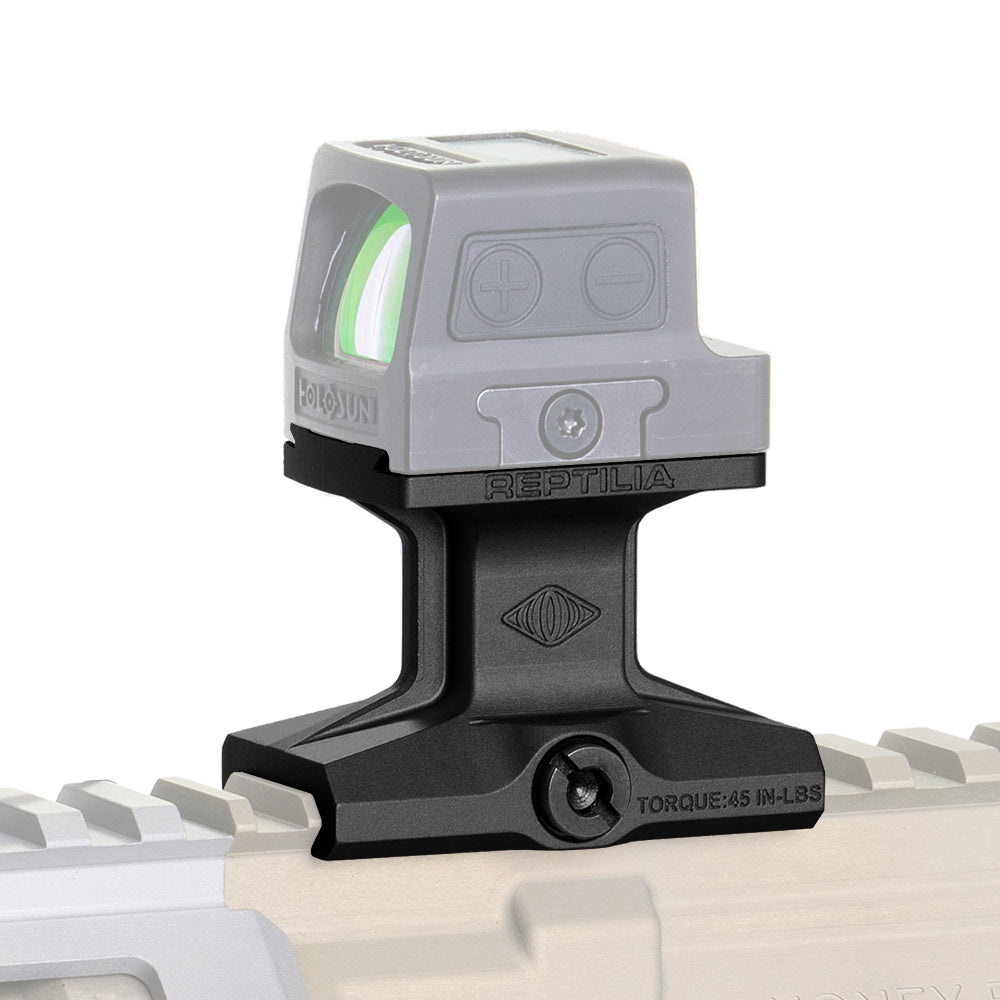 Reptilia DOT optic mount for Holosun 509T, 1.93 in. height, in Black