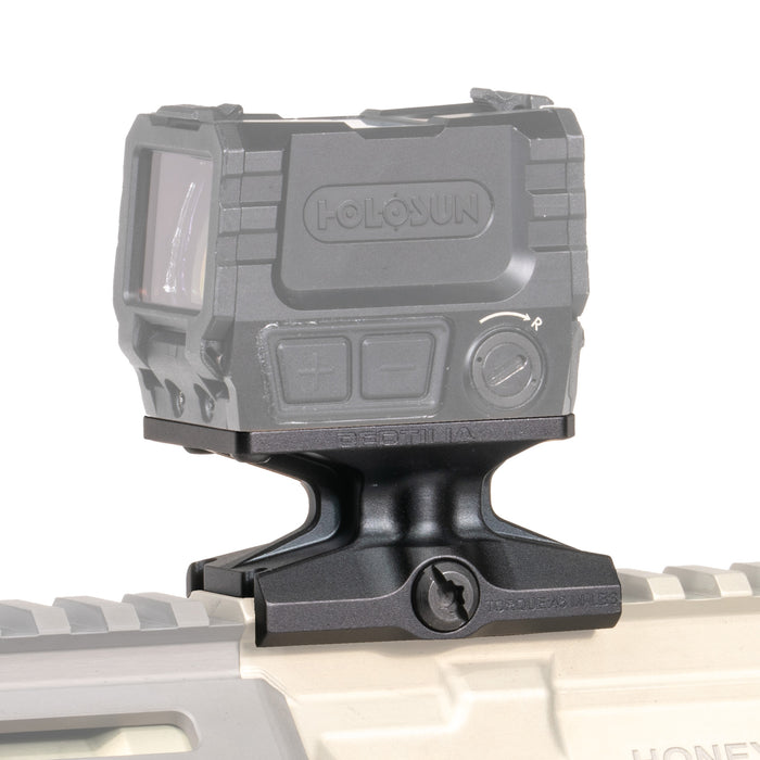 Reptilia DOT optic mount for Holosun AEMS, 1.93 in. height, Black Anodized, 100-211