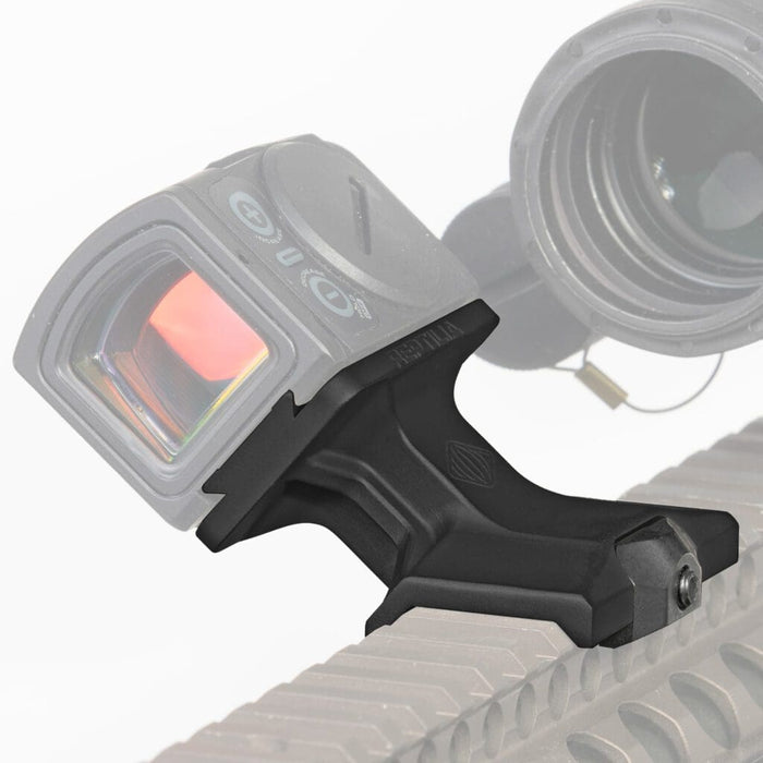 Reptilia offset DOT optic mount for Aimpoint ACRO and Steiner MPS in Black Anodized