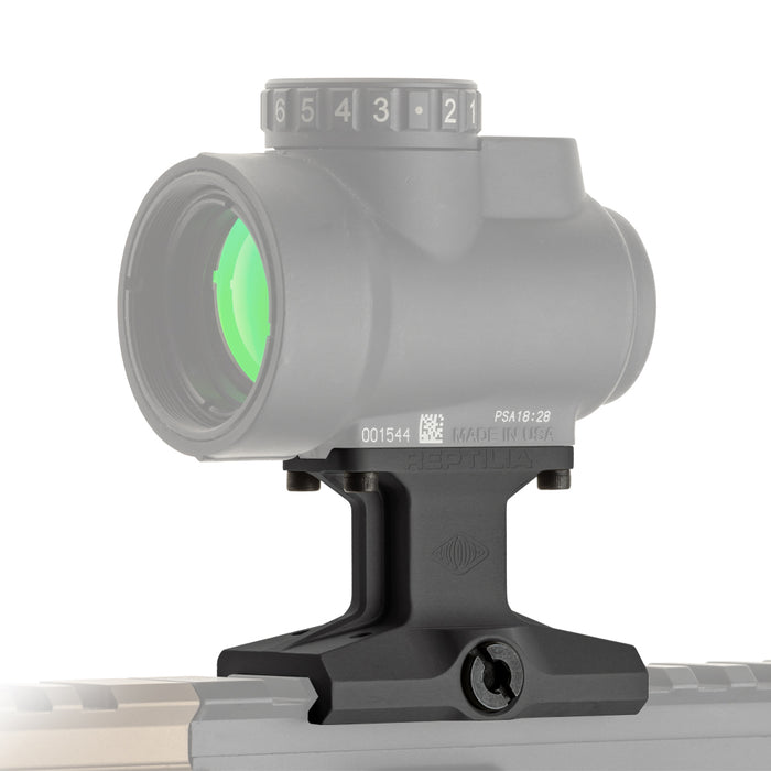 Reptilia DOT optic mount for Trijicon MRO, 1.93 in. height, in Black Anodized