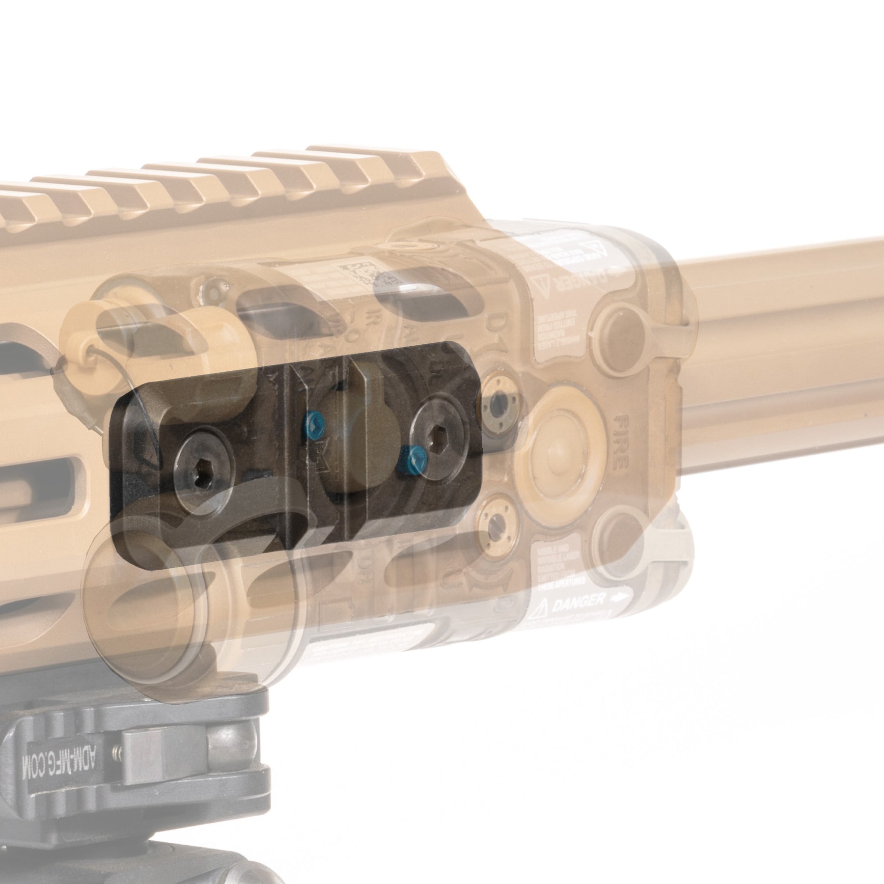 Reptilia LPR low profile M-LOK rail, view 3 of 4