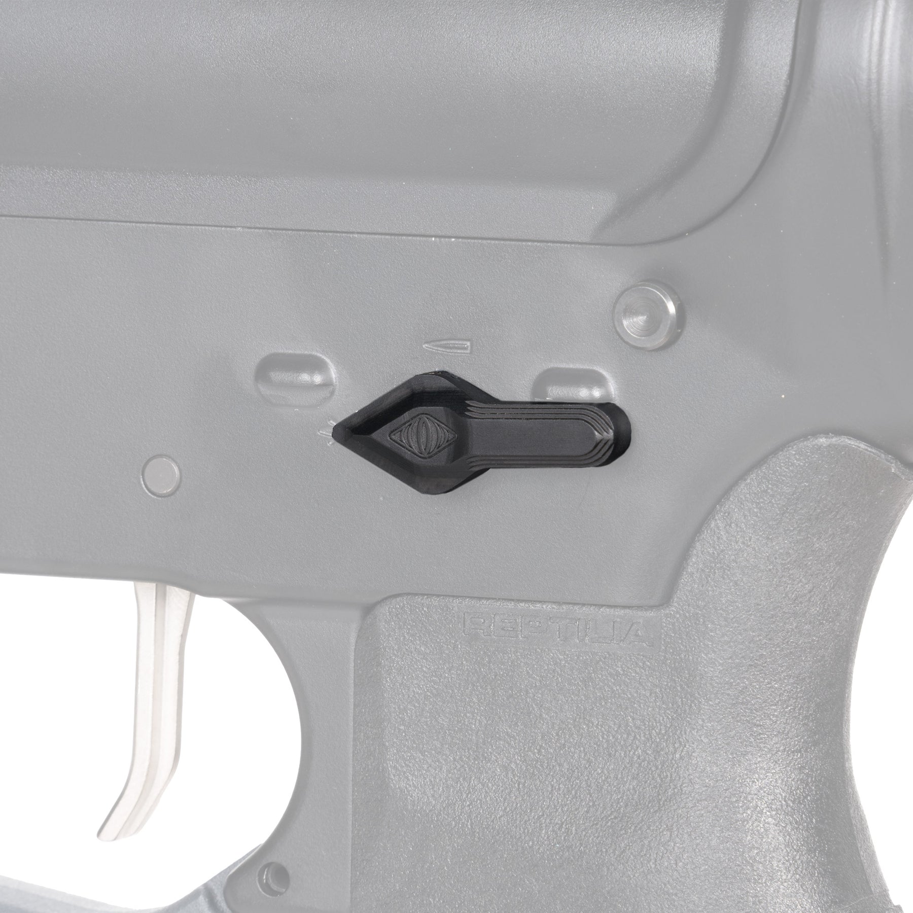 Reptilia PICKER ambidextrous safety selector in Black Anodized
