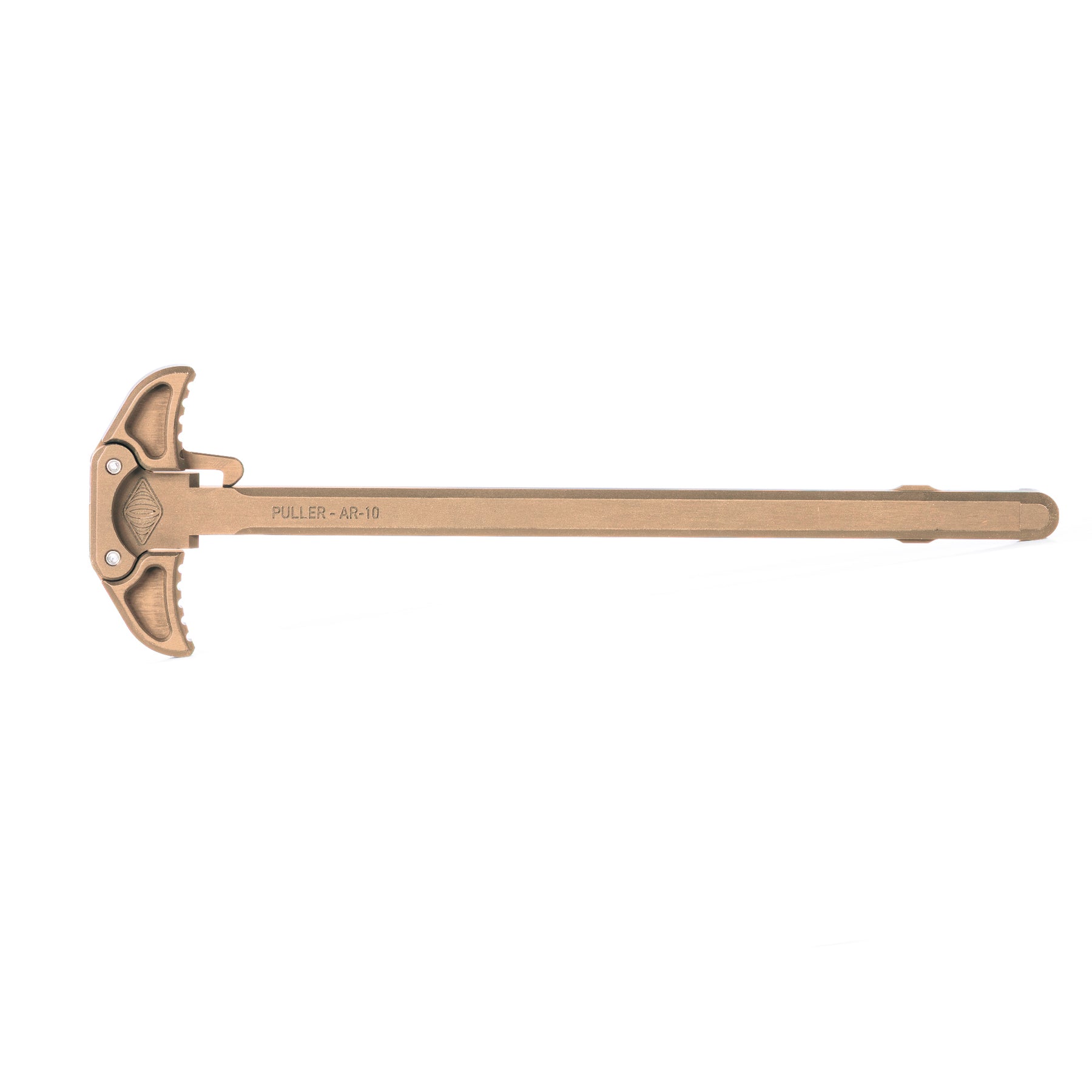 Reptilia PULLER ambidextrous charging handle for AR-10 in FDE Anodized