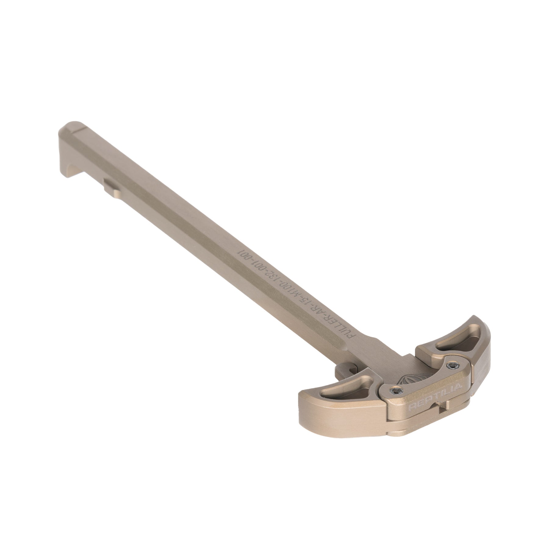Reptilia PULLER ambidextrous charging handle for AR-15 in FDE Anodized