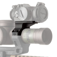 Reptilia 30mm ROF-90 optic mount for Aimpoint Micro in Black Anodized, 100-108